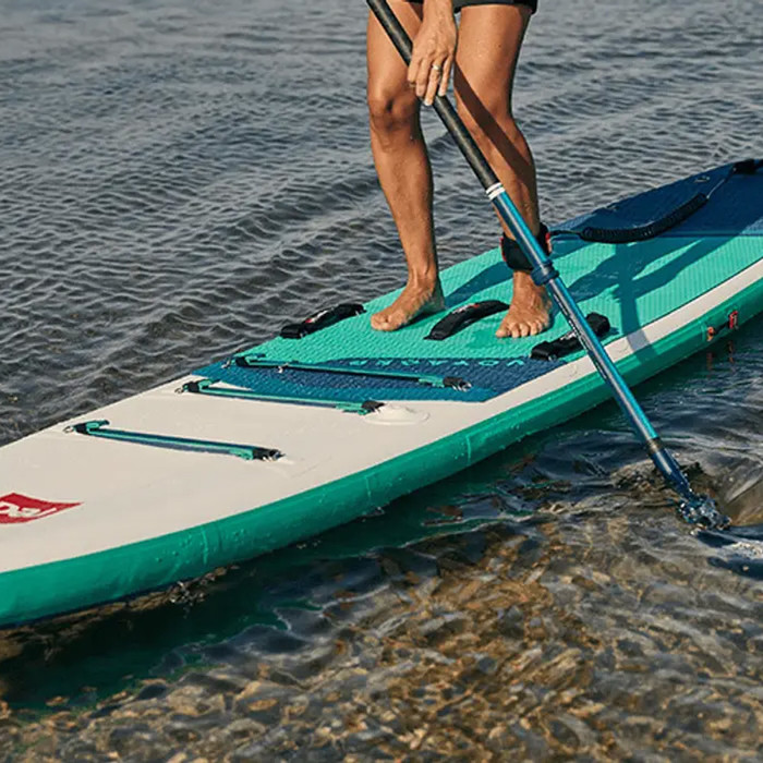 2024 Red Paddle Co 12'0'' Voyager MSL Stand Up Paddle Board, Bag & Pump Package 001-001-002-0063 - Blue